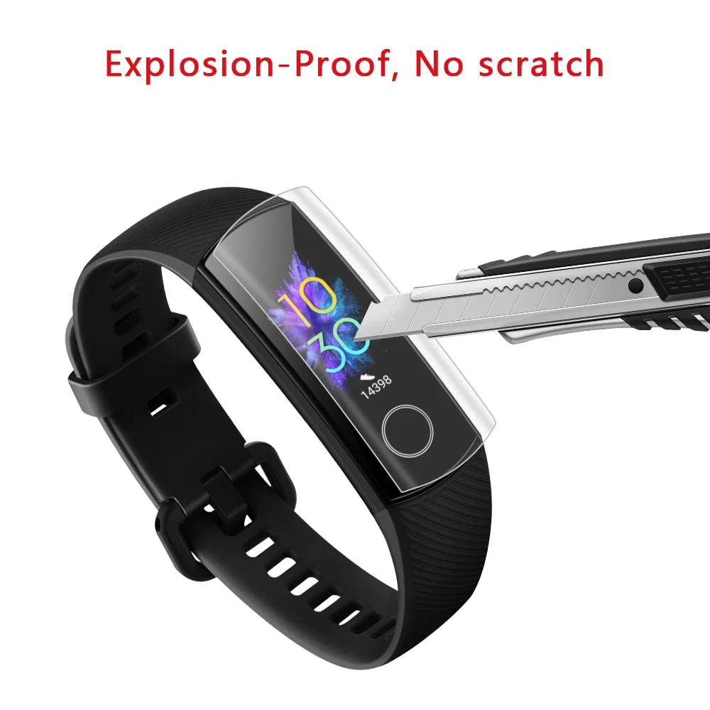 Clear Hydrogel Protective Film Screen Protectors Full Cover For Huawei Honor Band 5 4 sports Smart Watch Protective Film