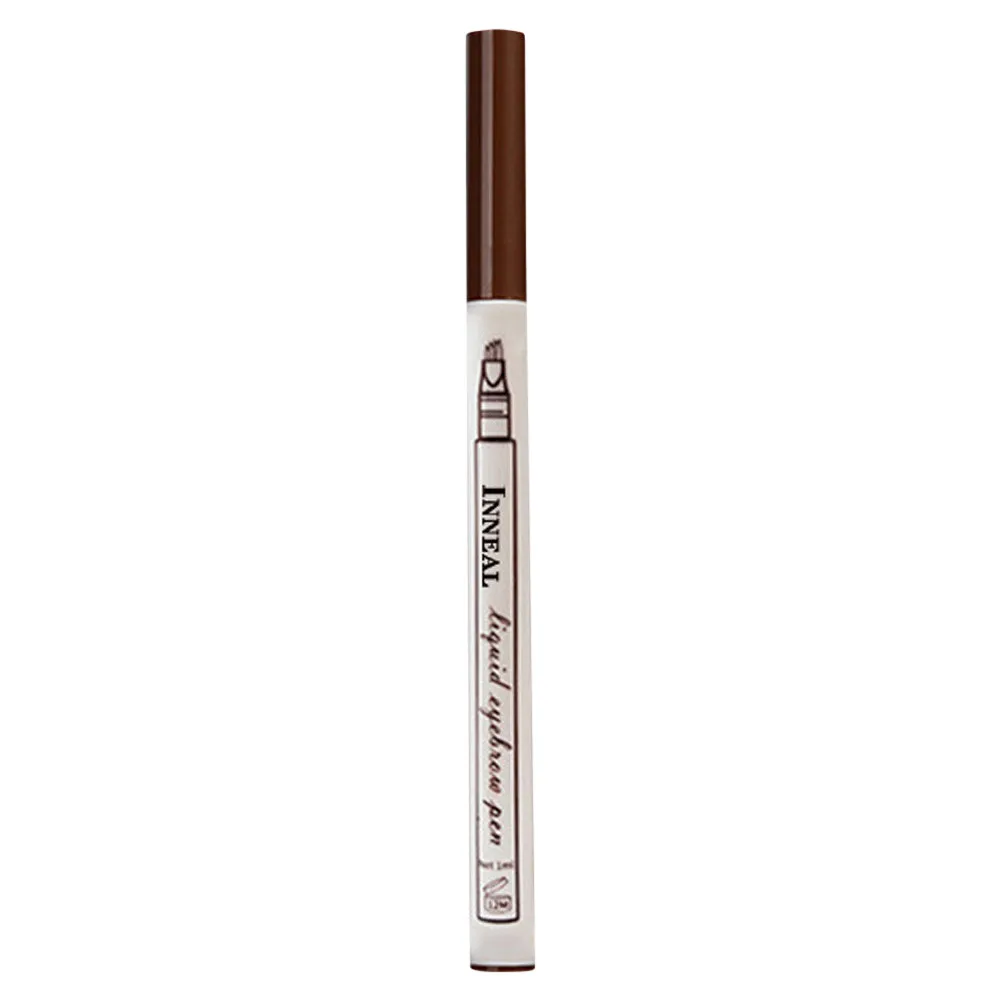 LANBENA 4 головки очень тонкий карандаш для бровей водонепроницаемый и от потения-доказательство pull карандаш для бровей стойкий макияж - Цвет: B