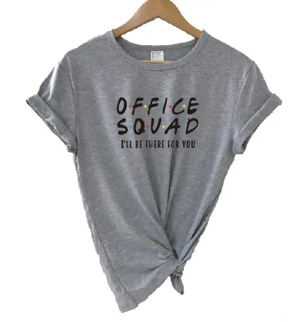 gray t black words Футболка для офиса с графическим принтом, женские забавные подарки, школьная футболка с учителем, повседневная хлопковая Футболка для леди, футболка, Прямая поставка - Цвет: gray t black words