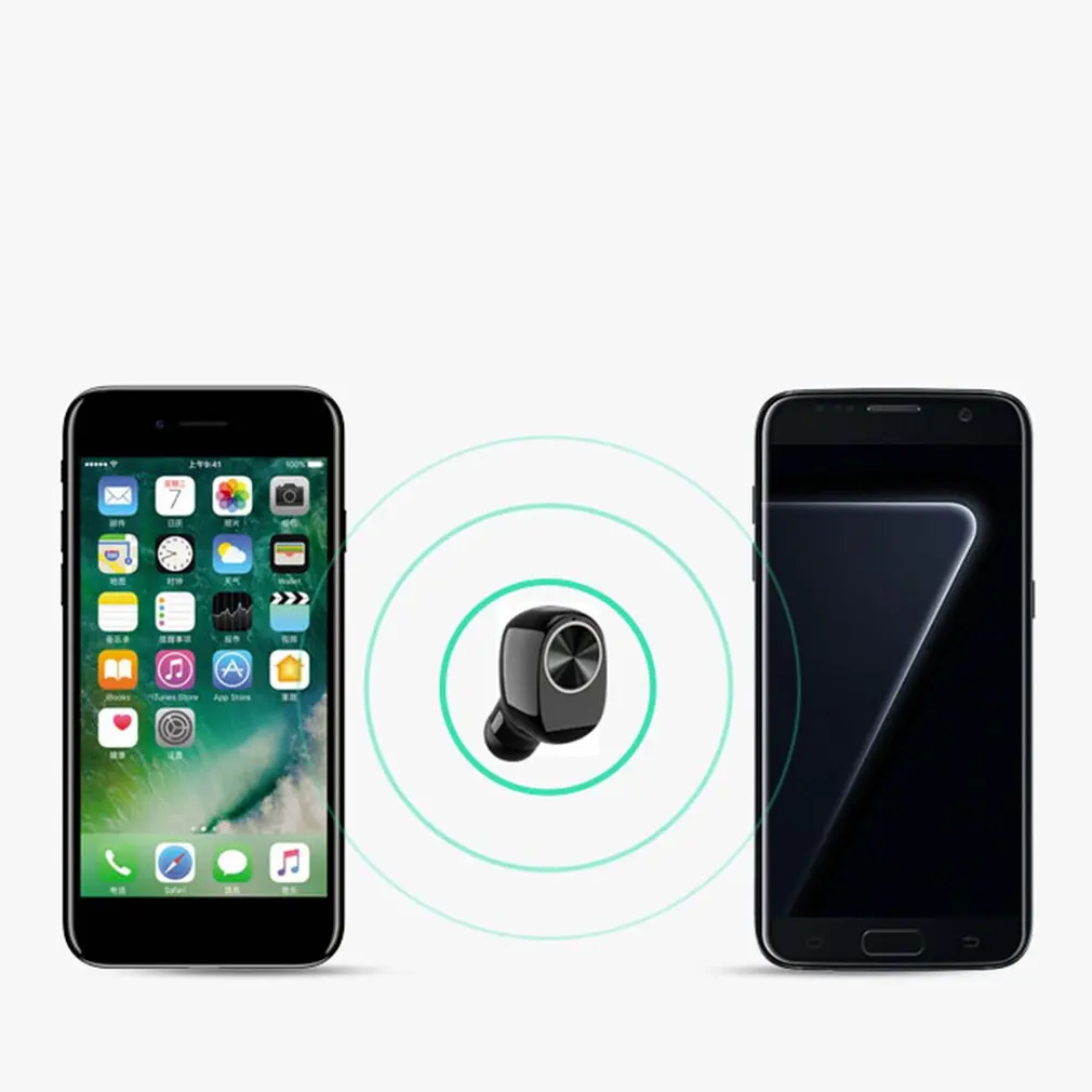 V7 мини Стильная гарнитура Bluetooth с зарядным устройством с высоким звуковым эффектом музыка Беспроводные спортивные наушники для бега