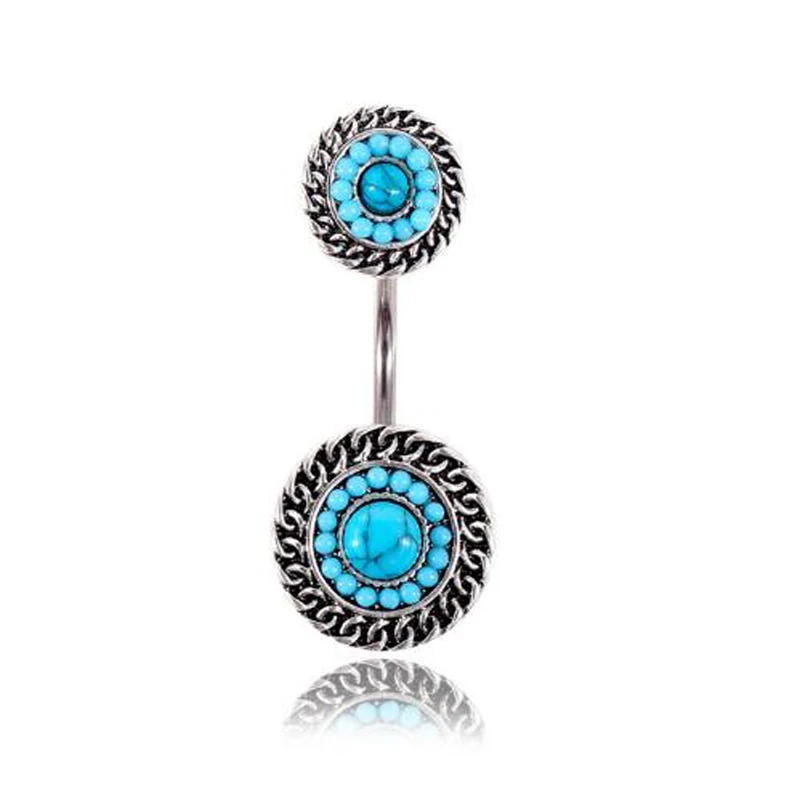 Navel Piercing Body Jewelry Vintage Belly Button Rings Barbell Ring |