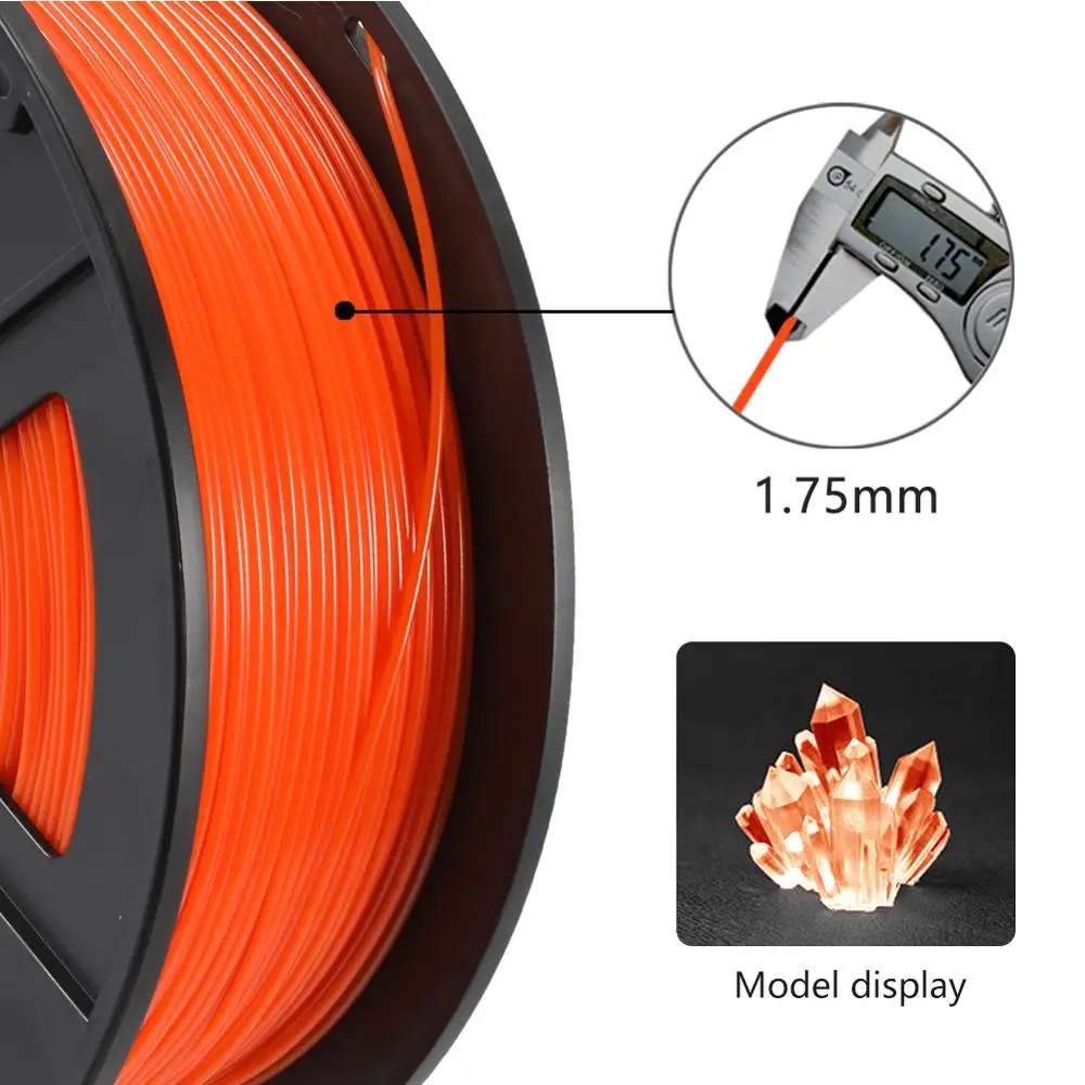 Нить SUNLU для 3D принтера PETG оранжевая 1 75 мм кг/фунта с катушкой|Материалы 3D-печати| |