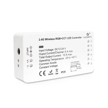 10 шт. G светодиодный OPTO RGB+ CCT Zigbee умный светодиодный светильник контроллер полосы DC12-24V умный дом работа Hue мост Amazon Alexa эхо для дома