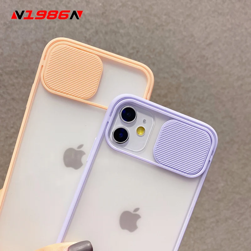 N1986N Phone Case For iPhone 11 Pro Max X XR XS Max Fashion Slide Cover Camera Protection Candy Colors Hard PC For iPhone 11 Pro N1986N Phone Case For iPhone 11 Pro Max X XR XS Max Fashion Slide Cover Camera Protection Candy Colors Hard PC For iPhone 11 Pro