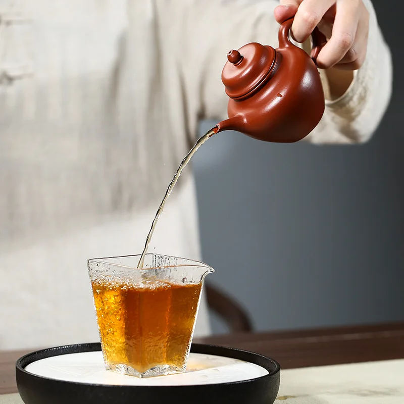 180 мл Исин Чайный горшок фильтр Dahongpao Осенняя вода чайный горшок красивые ручной работы фиолетовая глина индивидуальный подарок бытовой чайный набор кунг-фу