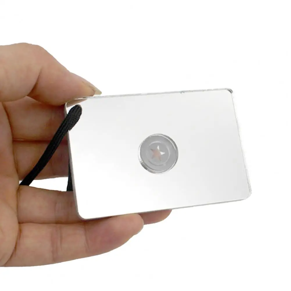with Hanging Rope Acrylic Emergency Rescue Signal Acrylic Heliograph Mirror Survival Tools