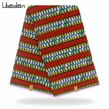 6 ярдов Новое поступление хлопок африканская восковая ткань голландская восковая ткань Африканская ткань высокого качества для вечерние платья F911-27