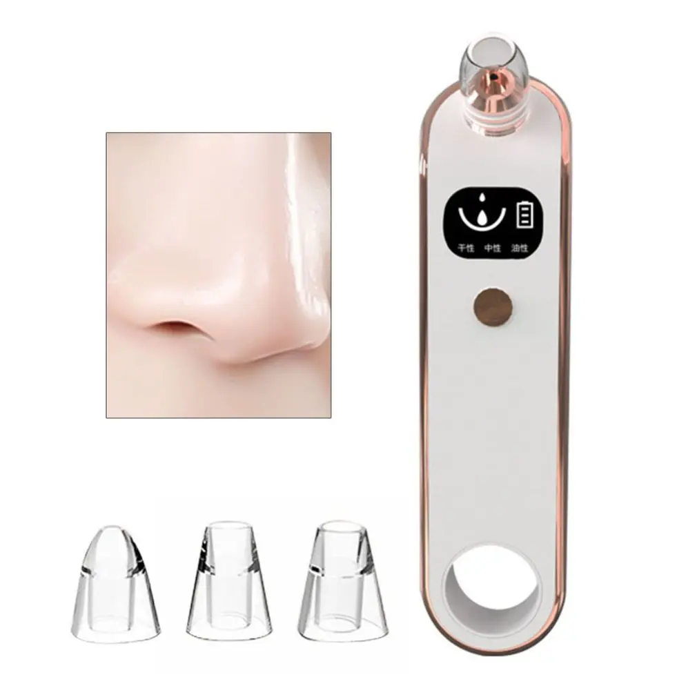 

Vacuum Suction Blackhead Remover Nose Facial Pore Cleaner Spot Acne Black Head Pimple Remover Face Skin Care Beauty Tool