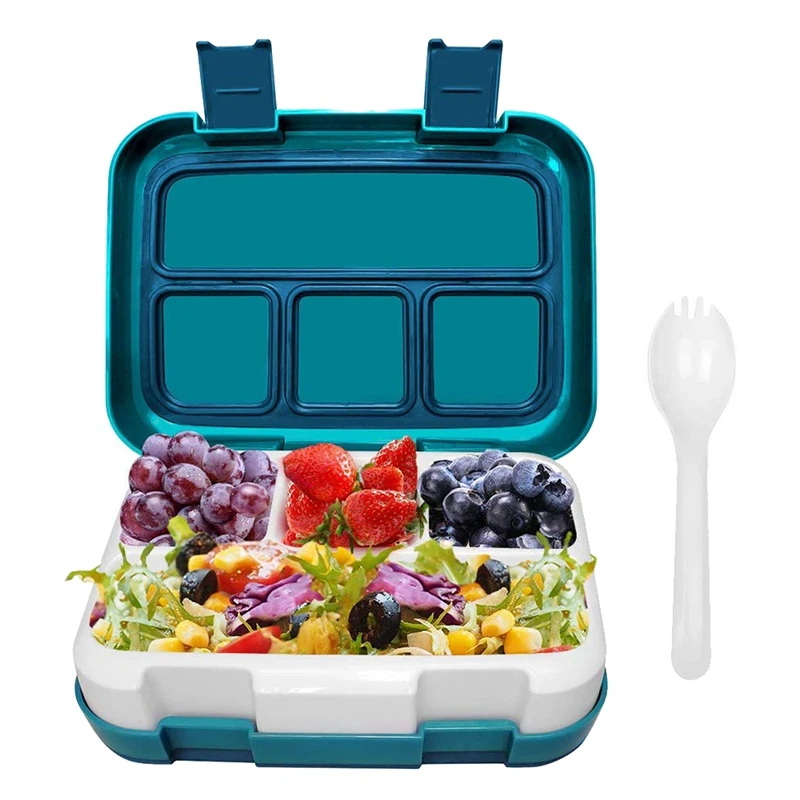 

Leak-Proof Insulated Lunch Boxes with Spoon, BPA Free Materials Eco-Friendly Reusable, Food Storage Container Travel-Packing for