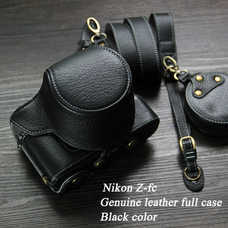 Camera Case Leather Black