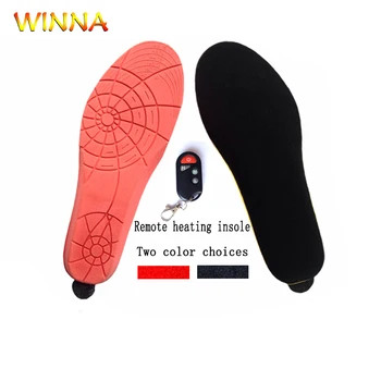 

Rechargeable Heating Insoles Velvet Soft Breathable Warm Shoe Pads with Remote Control for Women Men Shoes Winter Thick Insoles