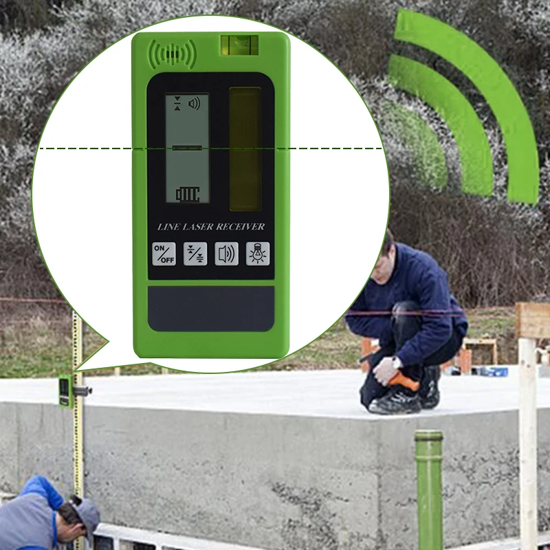 

Ketotek Laser Receiver for 3D 6/8/12 Lines Green Laser Level Horizontal Vertical Line Laser Detector