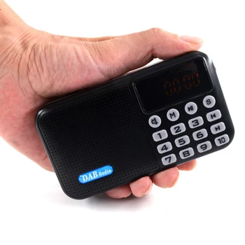 

DAB-P8 Portable Digital Radio FM Stereo DAB Multi Band Radio Speaker support TF card with LCD Display Alarm Clock Radio