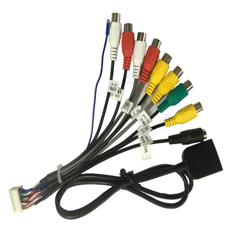 RCA cable GPS cable Rear camera cable 4pin&6pin USB camera for android radio