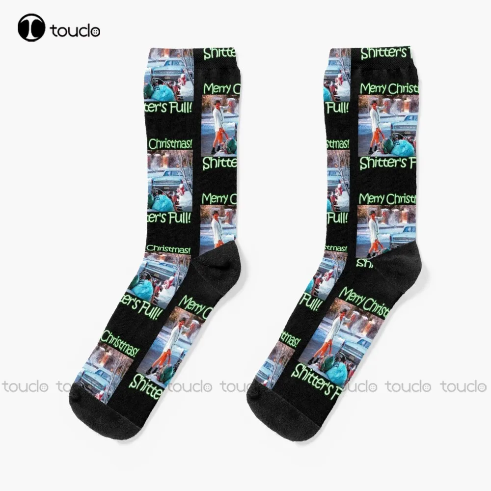 

Cousin Eddie Shitters Full Socks Unisex Adult Teen Youth Socks Personalized Custom 360° Digital Print Hd High Quality