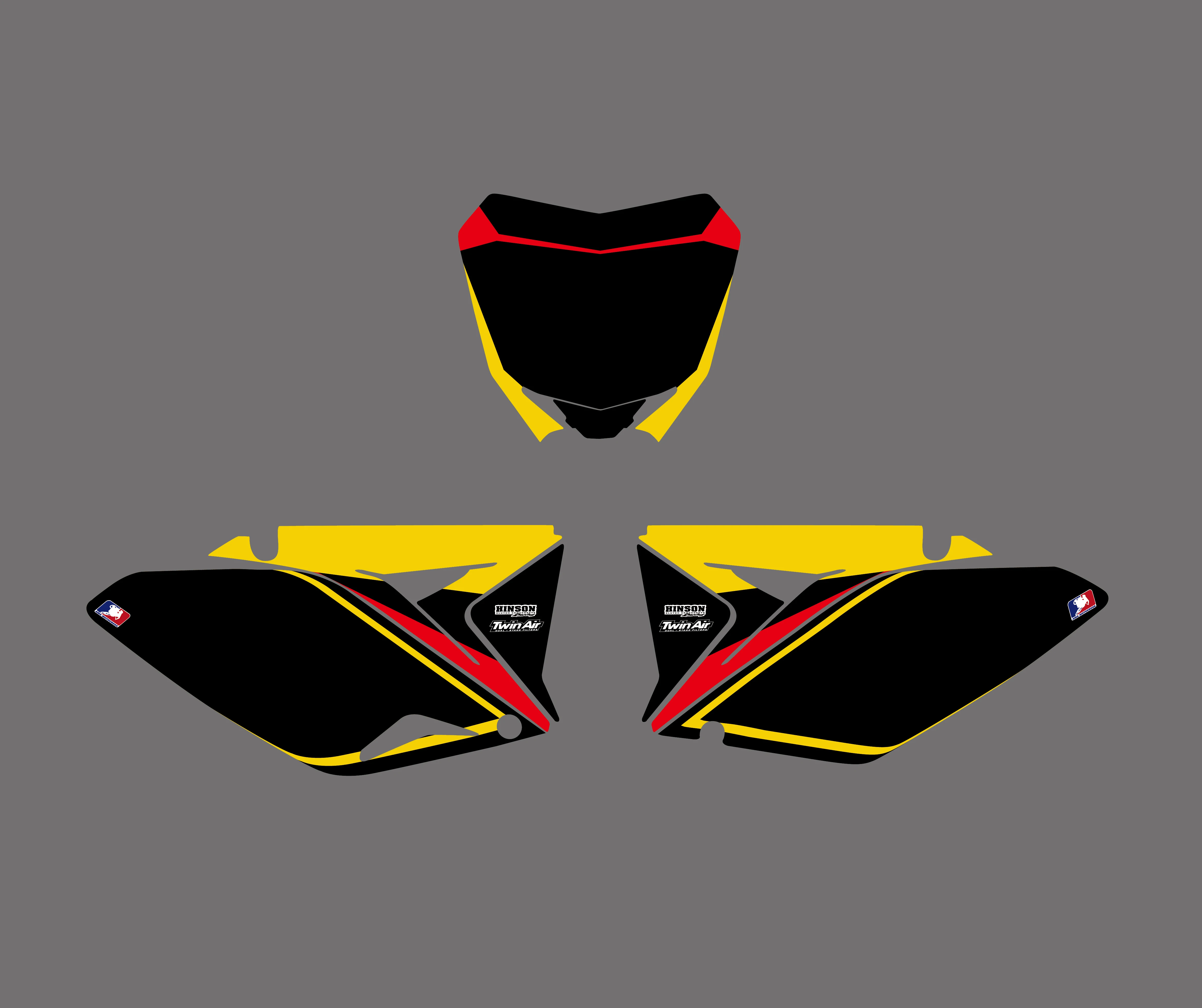 Графический Набор наклеек для мотоцикла Suzuki RMZ250 RMZ 250 2010 2015 2016 2017 2018 Pit Dirt Bike