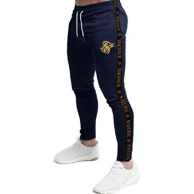 2021 Men's Casual Track Pants Autumn Winter Skinny Trousers Hip Hop Tracksuit Brand Clothing For Sik Silk Joggers Sweatpants men yoga harem pants Harem Pants