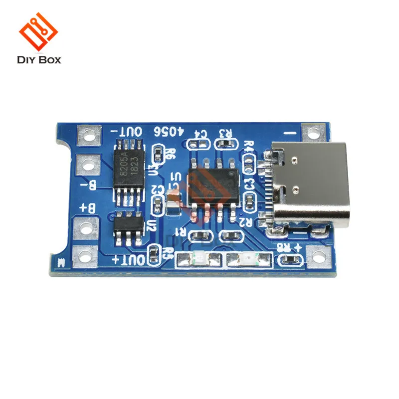 DC 5V 1A 18650 TP4056 модуль зарядного устройства литиевой батареи type c Micro Mini зарядная