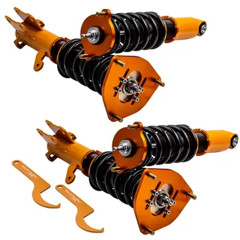 

Coilovers Suspension For Mitsubishi Eclipse 00-05 Adj. Damper Shock Absorber Strut 3rd-Gen D53A D52A Convertible 24 WayS Damper