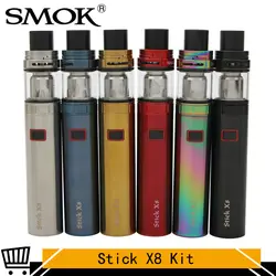 Оригинал SMOK Stick X8 Vape ручка комплект с 3000 мАч Батарея 4 мл TFV8 X-ребенок бак с X детские M2 X4 электронные сигареты испаритель