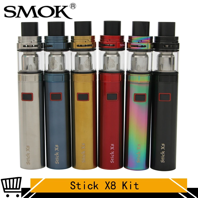 Оригинальный SMOK Stick X8 Vape Pen Kit с аккумулятором 3000 мАч 4 мл TFV8 X-Baby Tank X Baby M2 X4