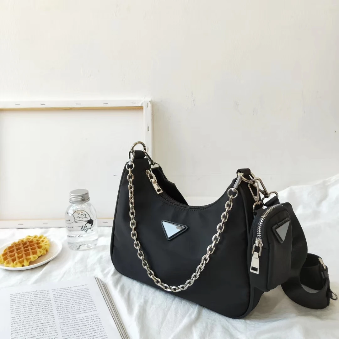 Нейлоновая водонепроницаемая сумка для женщин и мужчин, повседневная сумка-мессенджер, модная брендовая сумка, роскошный дизайн, для девушек, Повседневная сумка, маленькие черные сумки
