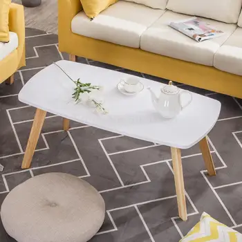 

Coffee table apartment solid wood tea table modern minimalist home living room sofa side creative coffee table Nordic table