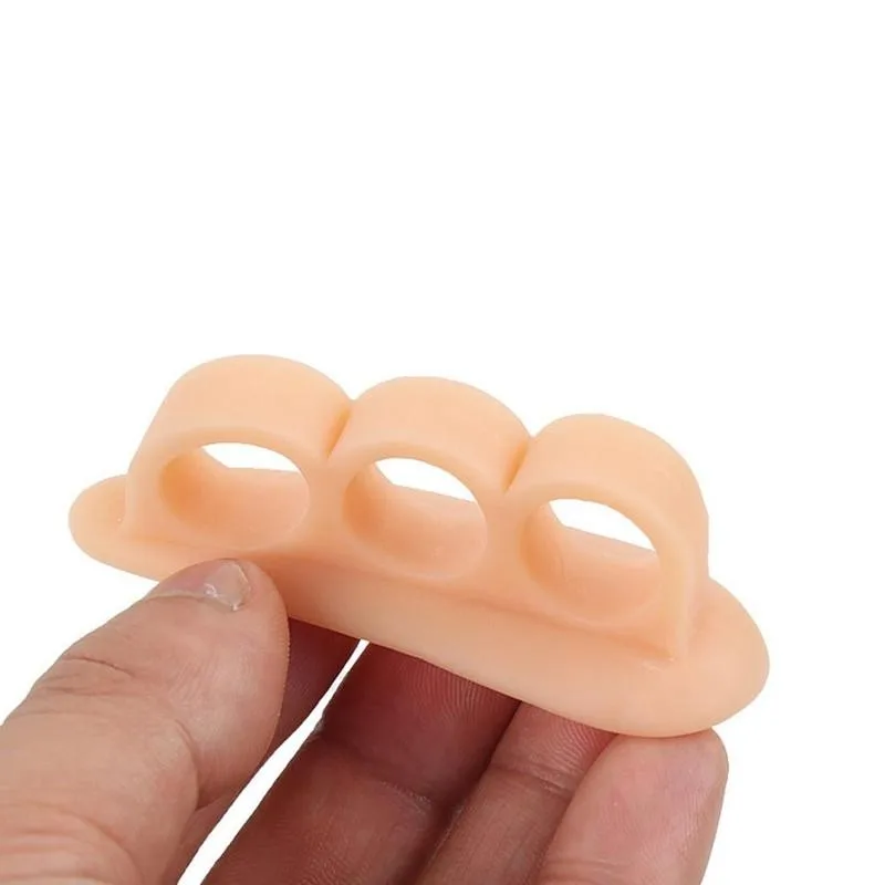 1 Pair Silicone Hammer Claw Toe Separator Correction Tool Gel Orthopedic Corrector Overlapping Straightener Hallux Valgus T C8O1