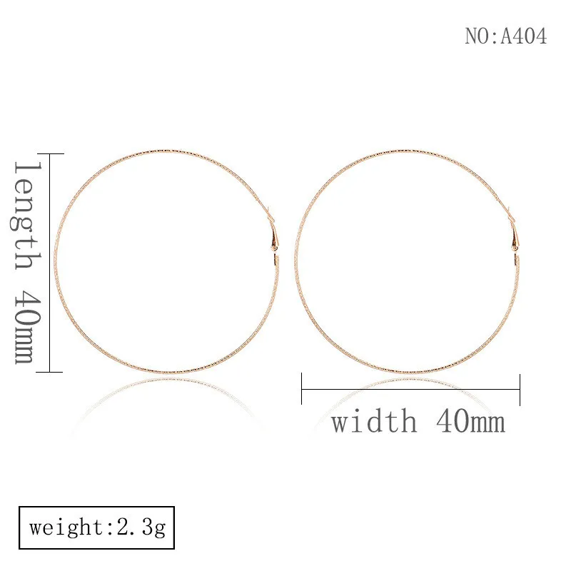 Простой золотистый большой обруч серьги для женщин эффектное модное ювелирное изделие аксессуары большие круглые серьги Подарки для женщин