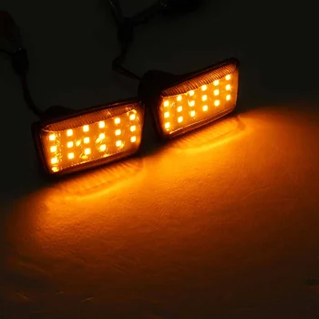 

1Pair Black Lens Side Indicator Marker LED Repeater Light Turn Signal Side Light For Adam H J Corsa D Chevrolet