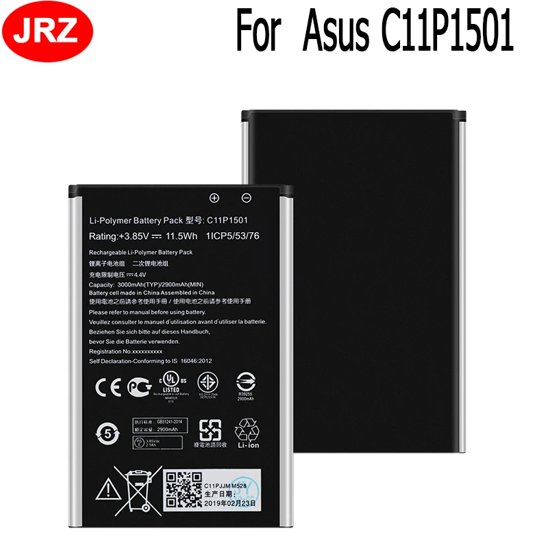 Аккумулятор C11P1501 3000 мАч для ASUS ZenFone2 Laser 5 дюйма/6 дюймов zenfone selfie ZE550KL ZE601KL Z00LD Z011D ZD551KL