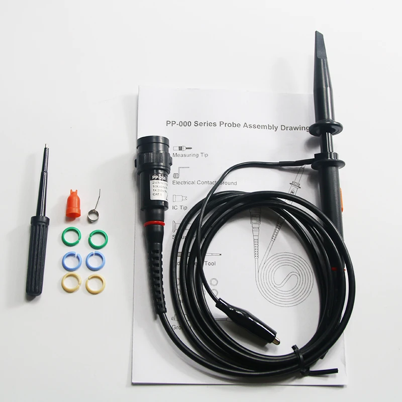 Hantek PP-80/PP-150/PP-250 Digital Oscilloscope Probes 60MHZ 100MHZ 250MHZ Osciloscopio Tester Accessories images - 6