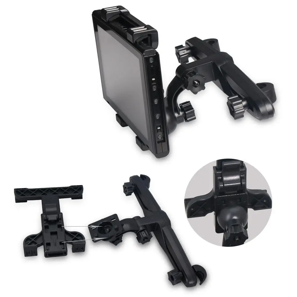 360 Degree Adjustable Universal Car Vehicle Headrest Mount for Nintend Switch Holder Stand Rotable Console Bracket
