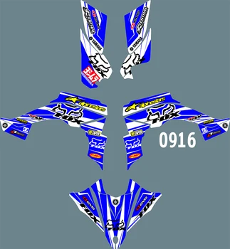 

0916 Motorcycle Team Graphic & Backgrounds Decal Sticker Kits for Yamaha YFZ-R 450 2014 2015 2016 2017 2018
