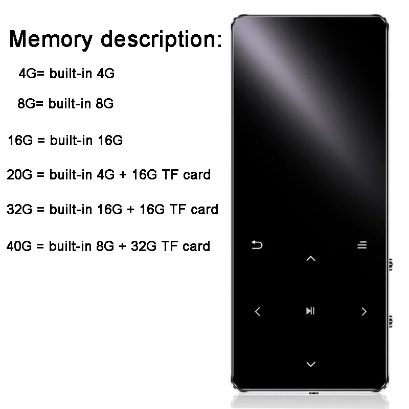 Original HiFi Metal MP3 Player built-in Speaker 