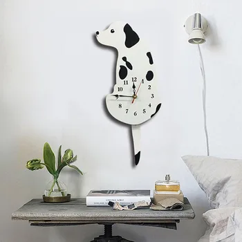 

DIY Cartoon Three-dimensional Clock Creative Animal Wall Clock Acrylic Pendant Wall Cute Decorations Multi-functional Ornaments