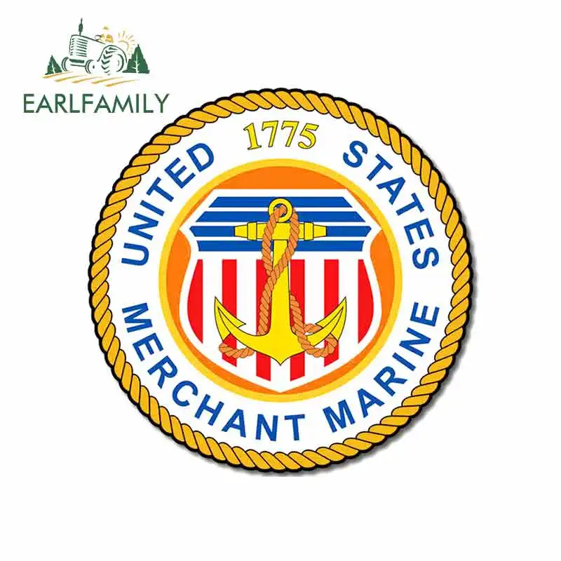 EARLFAMILY 13 см x для торгового моря 1775 забавные наклейки на автомобиль