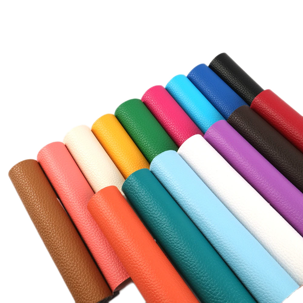 

30*140cm Solid Color Big Litchi Synthetic Leather Hair Bow Fabric DIY Handmade Materials For Making Home Events Crafts,1Yc7822
