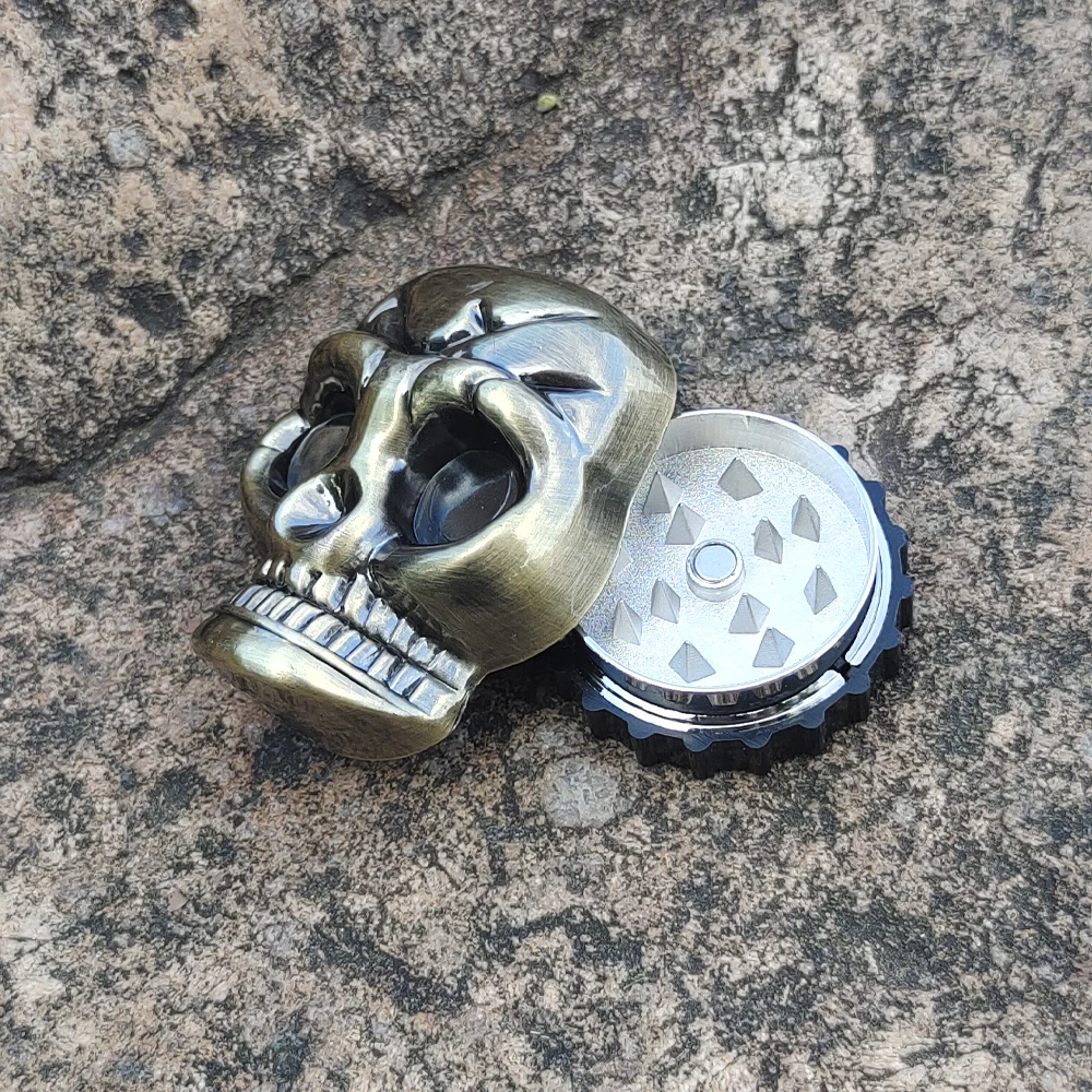 HORNET Череп цинковый сплав металла травы курение табака Точильщик рукоятка