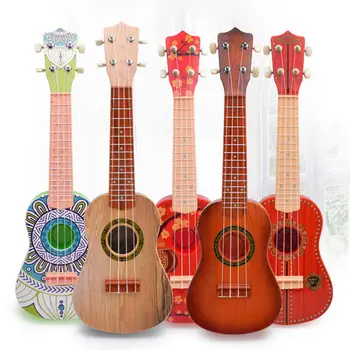 

Fun Musical Instruments Ukulele Colorful New Year Gift Child Learning Beginners Small Guitar Toy Mini Kids Early Education