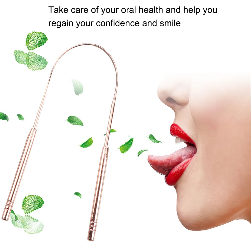 

Tongue Scraper Cleaner Fresh Breath Cleaning Tongue Loaded Toothbrush Dental Oral Hygiene Care Tools