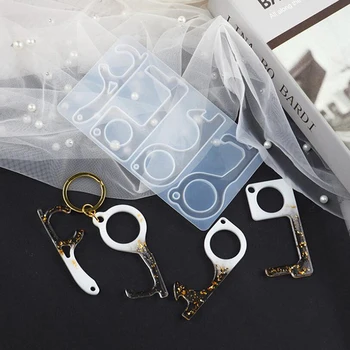 

Shiny Key Shape Keychains Mould Resin Silicone Epoxy Molds For Jewelry Epoxy Resin Mold Necklace Jewellery Making