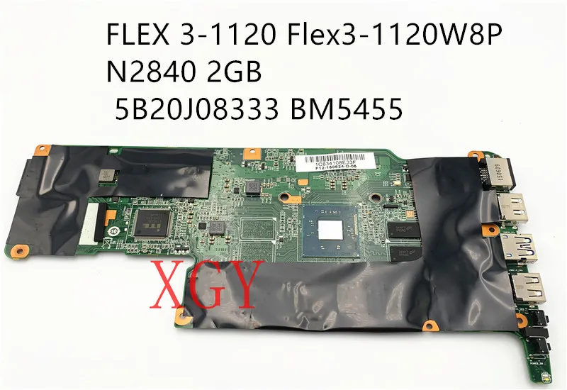 

Оригинальная материнская плата для ноутбука Lenovo FLEX 3-1120, модель N2840 2 Гб PN 5B20J08333 BM5455, протестирована, хорошая Бесплатная доставка
