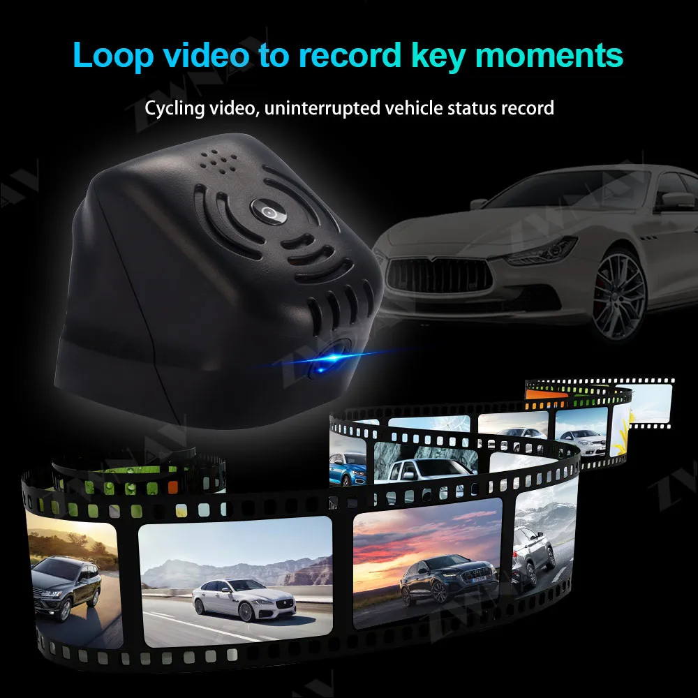 Скрытый HD рекордер для вождения, предназначенный для Volkswagen CC DX DVR Dash cam Автомобильная фронтальная камера WIfi