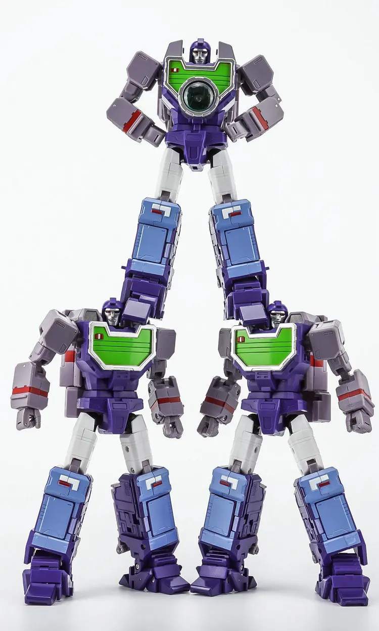 

KFC Toys E.A.V.I. Metal Phase 5A Opticlones Reflector Set of 3 Transformation Action Figure
