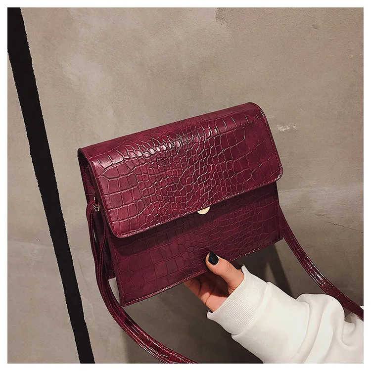 

Bag Women's 2019 New Style Fashion Version of the Retro Wide-Strap CHIC Shoulder Bag Harajuku INS Super Fire Students Shoulder B