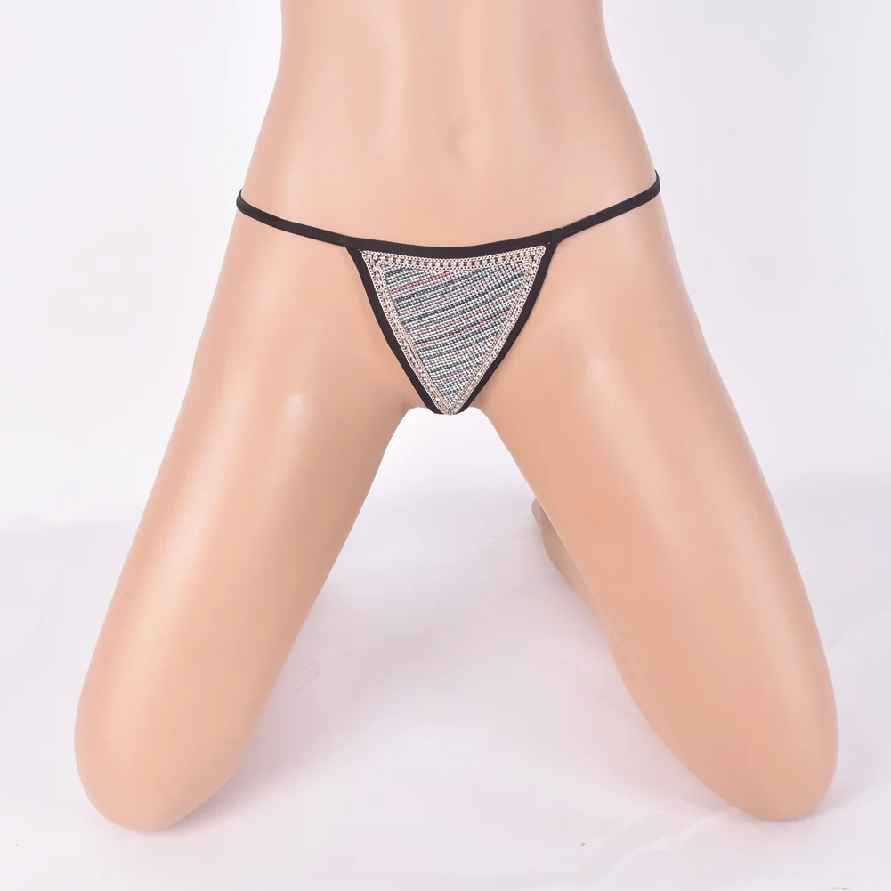

2018 Europe And America Hot Selling-Drilling Bikini with Pearl Drilling Creative Pattern Bandage Cloth Backless WOMEN'S Swimsuit