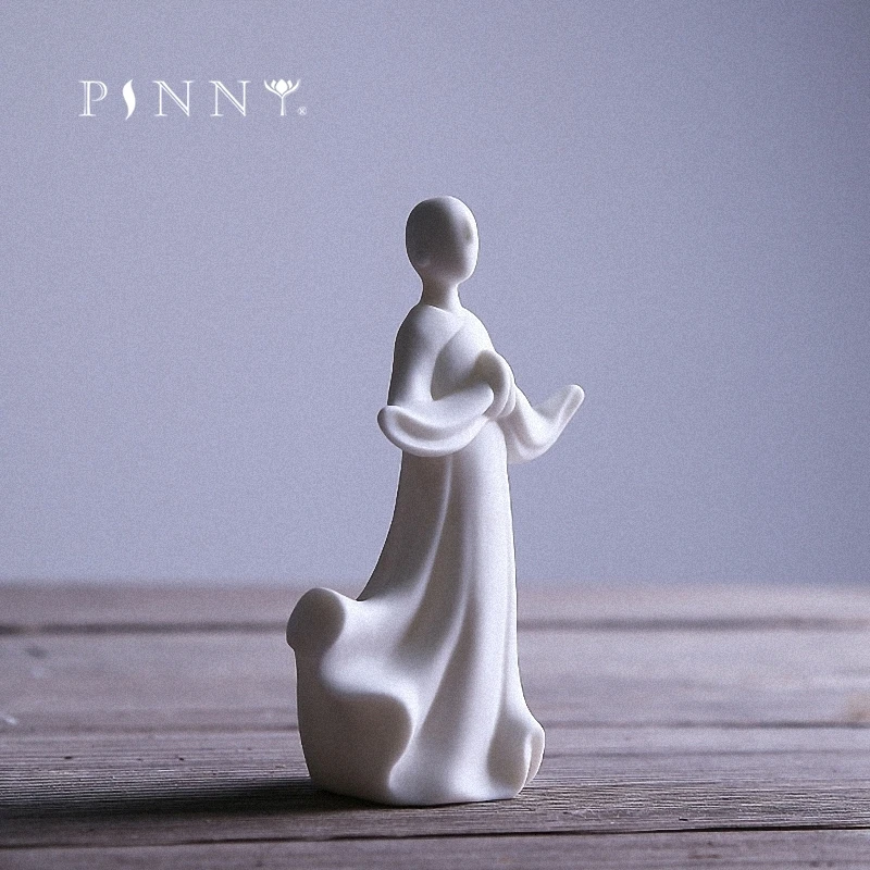 Фарфоровые статуэтки PINNY из белого фарфора Декор для дома украшение статуи | Дом и