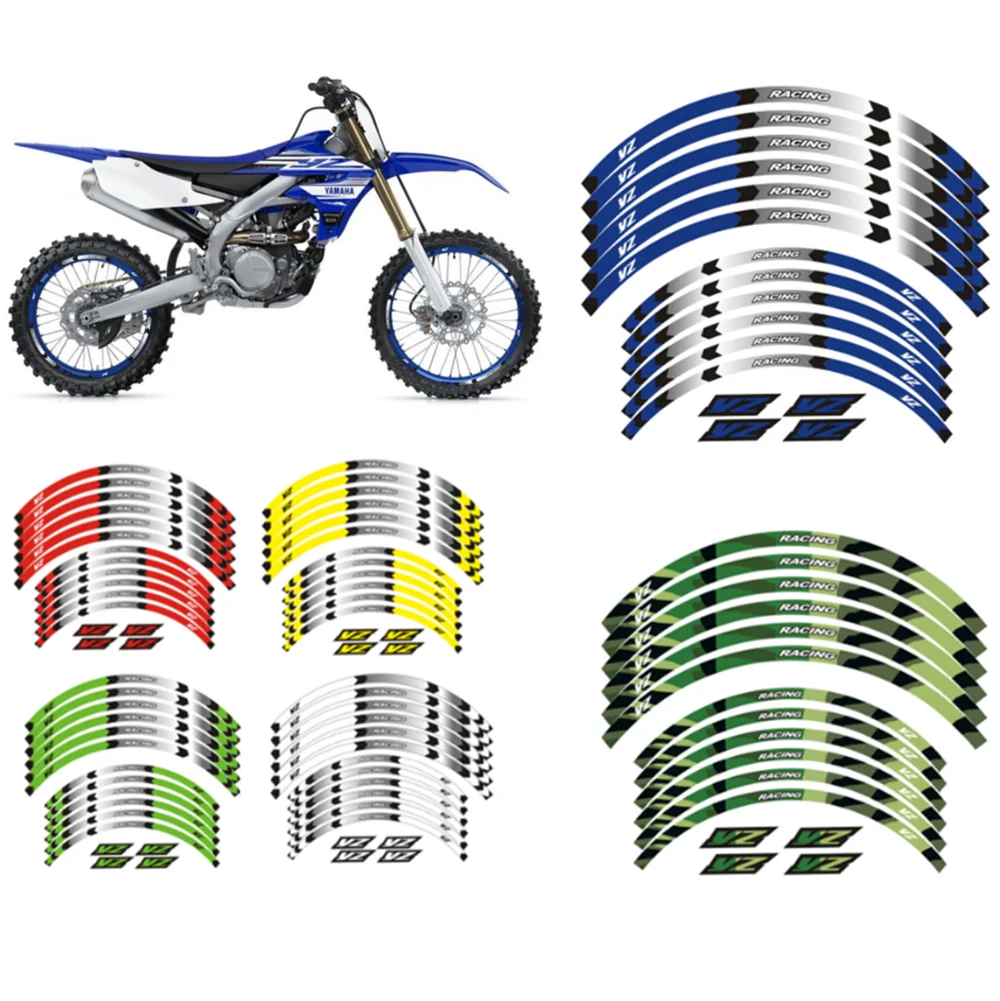 Полосы на колесо для YAMAHA YZ 125X 250X 250FX 18 дюймов 21 | Автомобили и мотоциклы