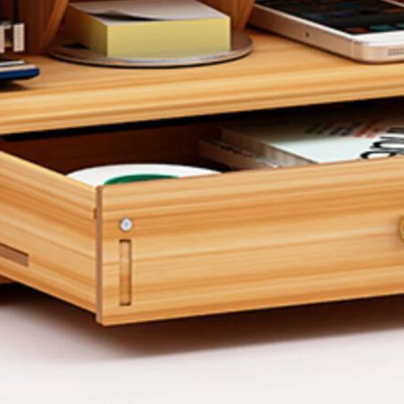 Multifunctional Wooden 13 Grid Desktop Bracket Pen Holder Pencil Storage Box Pencil Pen Makeup Brush Jewelry Display Stand